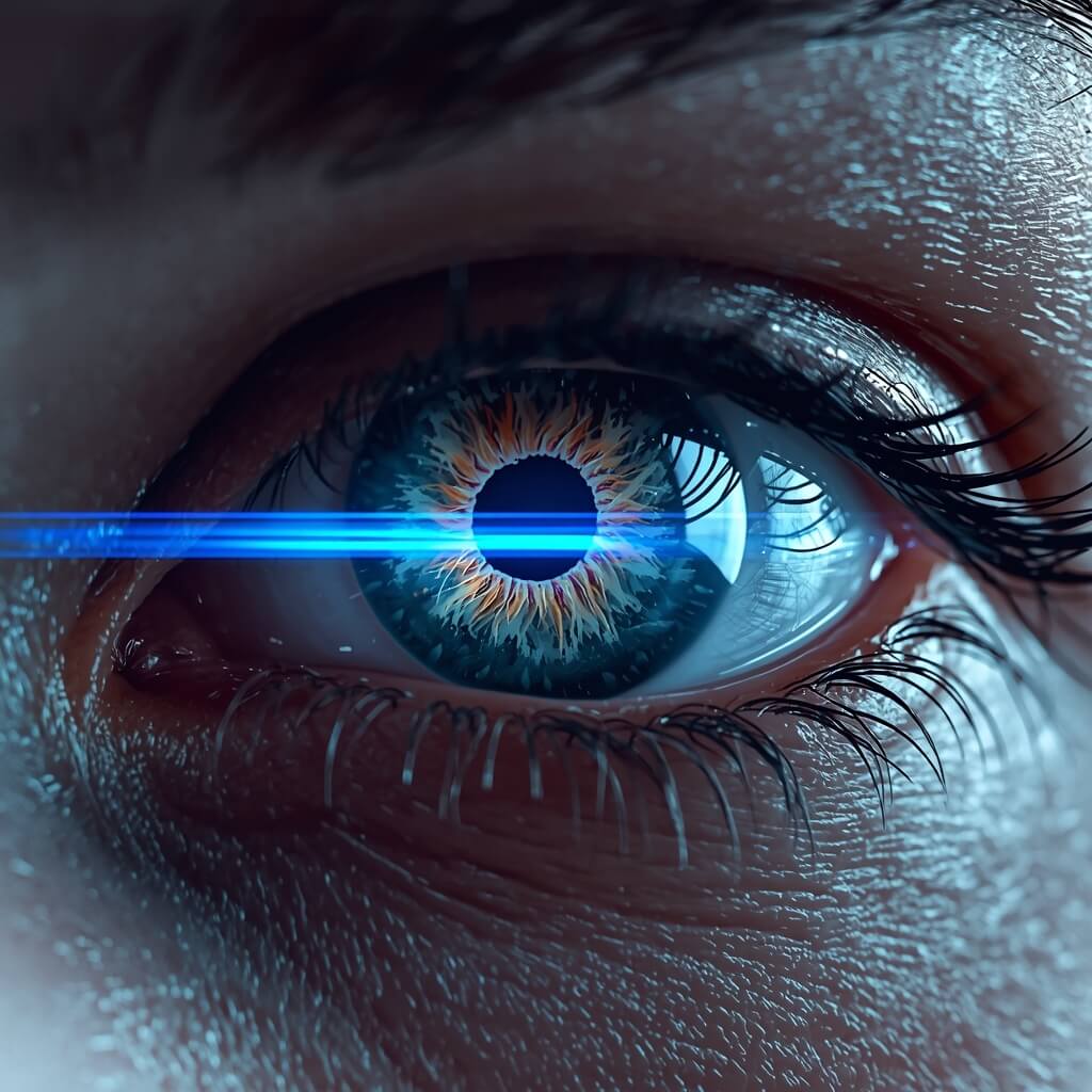 Representação visual de foco e clareza mental