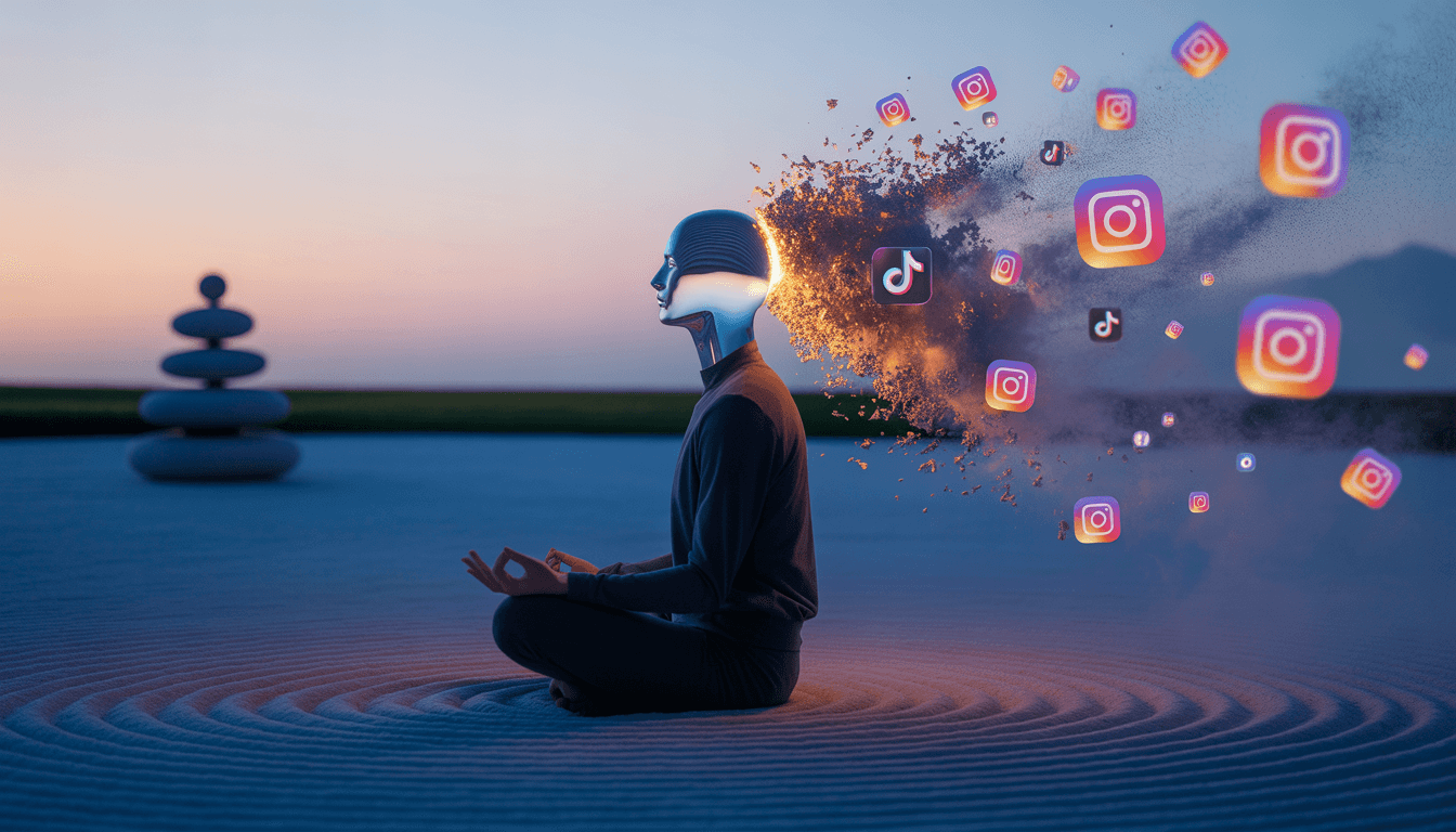 Representação de foco e clareza mental